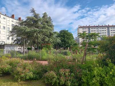 Jardin partagé à Lyon