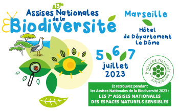 affiche des 13e Assises de la biodiversité - arbres, oiseaux, insectes ...