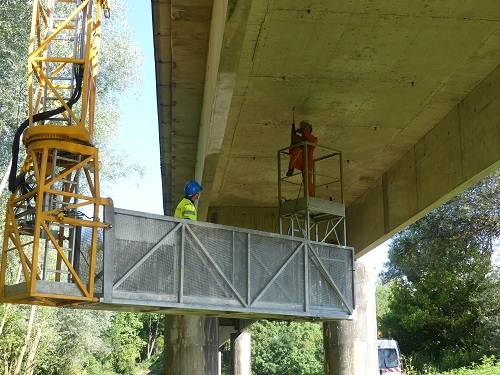 Diagnostic de précontrainte d'un viaduc