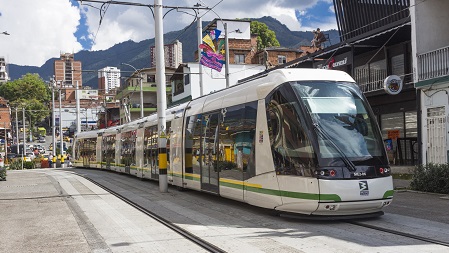 Tram à Medellin en Colombie 