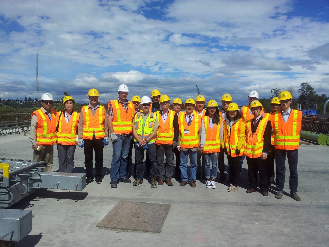 Visite du chantier de la SR 520 à Seattle