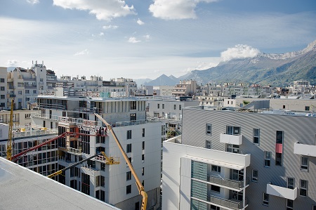 Z.A.C de Bonne en construction à Grenoble 