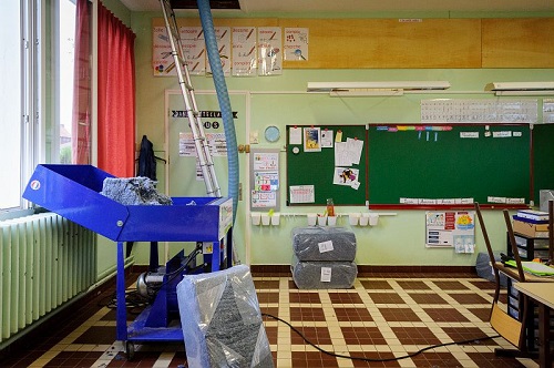 isolation d'une salle de classe