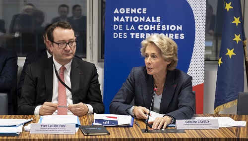 Yves Le Breton préfigurateur et Caroline Cayeux présidente de l'ANCT