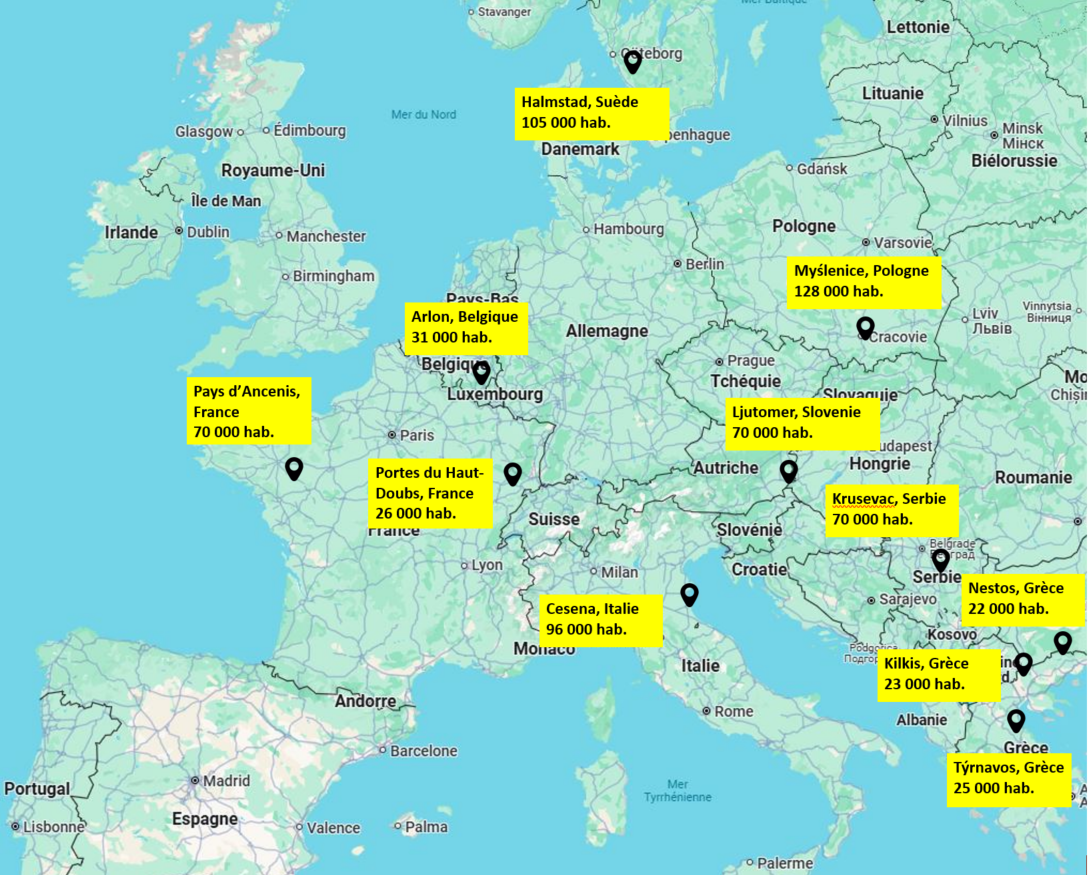 Les 11 plans étudiés