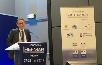Sébastien Dupray, Cerema au colloque Refmar du 27 mars 2019