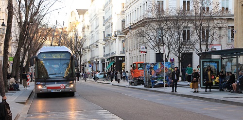bus à haut niveau de service de Lyon
