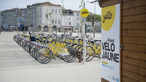 Services Vélos en libre service Vélo Jaune sur le port de La Rochelle
