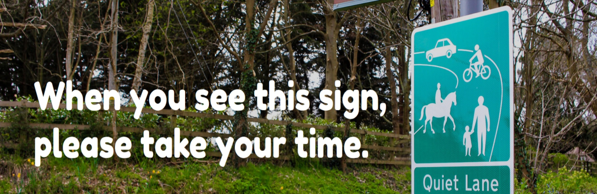 Campagne de communication : when you see this sign, please take your time