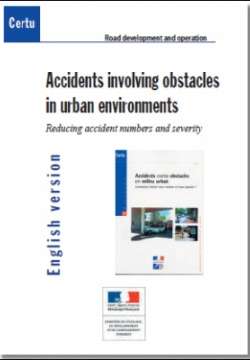 Accidents involving obstacles in urban environments