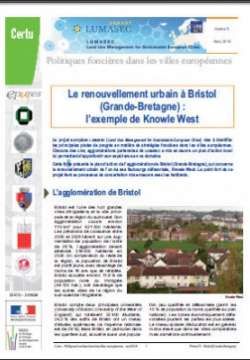 LUMASEC/URBACT : Politiques foncières dans les villes européennes fiches 1-2-3-4-5