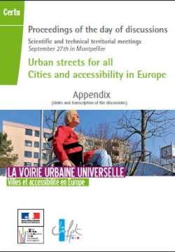 Urban streets for all Cities and accessibility in Europe - meeting September 27th