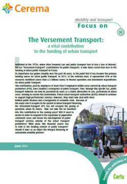 Mobility and transports: focus on - sheets N° 9-11-12-13-16-25-27-30