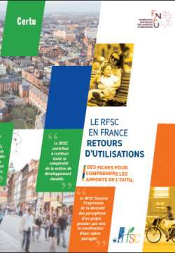 Le RFSC en France (Référentiel européen pour la ville durable) :  Retours d'utilisations