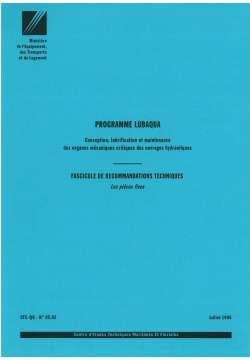 Fascicules de recommandations techniques au programme LUBAQUA : Les pièces fixes