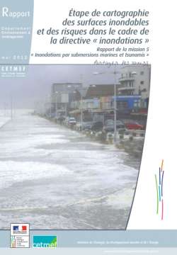 Etape de cartographie des surfaces inondables et des risques dans le cadre de la directive « inondations »