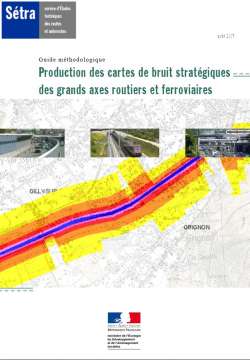 Production des cartes de bruit stratégiques des grands axes routiers et ferroviaires