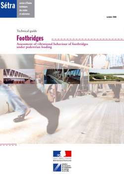 Technical guide - Footbridges 