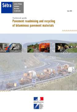 Pavement roadmixing and recycling of bituminous pavement materials 