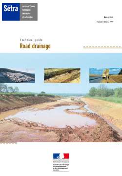 Guide Road drainage