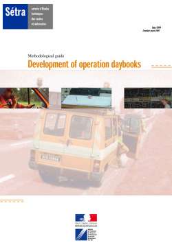 Development of operation daybooks