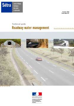 Roadway water management