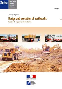 Design and execution of earthworks S2