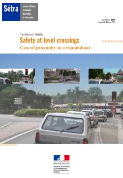 Technical Guide - Safety at level crossings