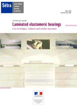 Technical guide - Laminated elastomeric bearings