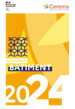 Image de la couverture du catalogue 2024 "Bâtiment"