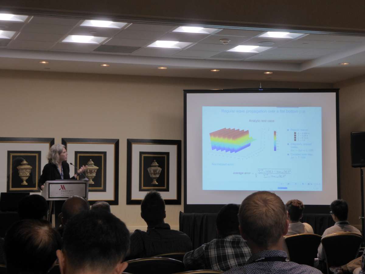 Conférence internationale sur l’ingénierie côtière ICCE2018 du 30 juillet au 3 août 2018 à Baltimore, Maryland, USA.