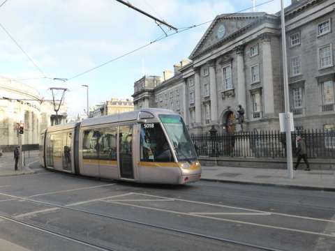 Dublin LUAS tramline