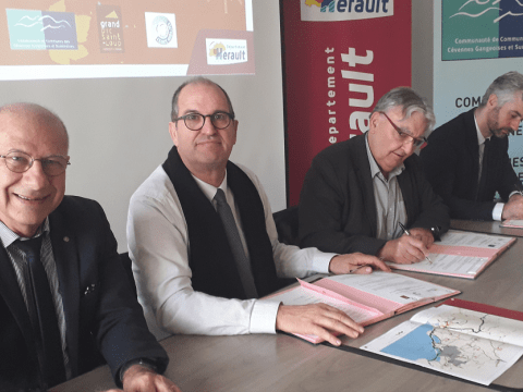 Signature de la convention de partenariat "Hérault Mobilités"