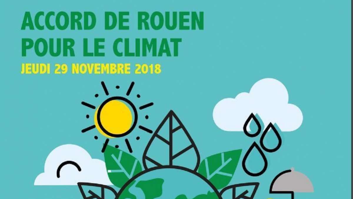 Visuel accord de Rouen sur le climat