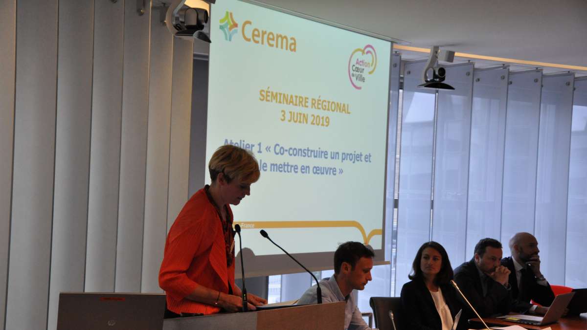 Premier Séminaire francilien du plan d’action Coeur de ville : le Cerema mobilisé !