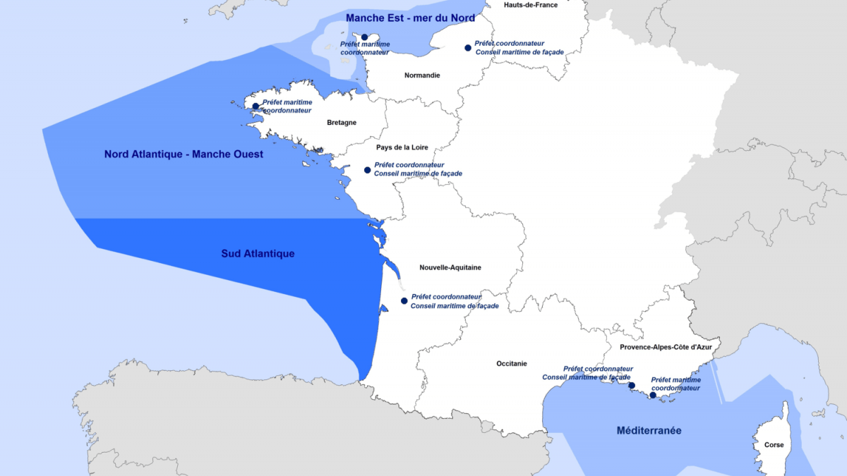 Façades maritimes de France métropolitaine