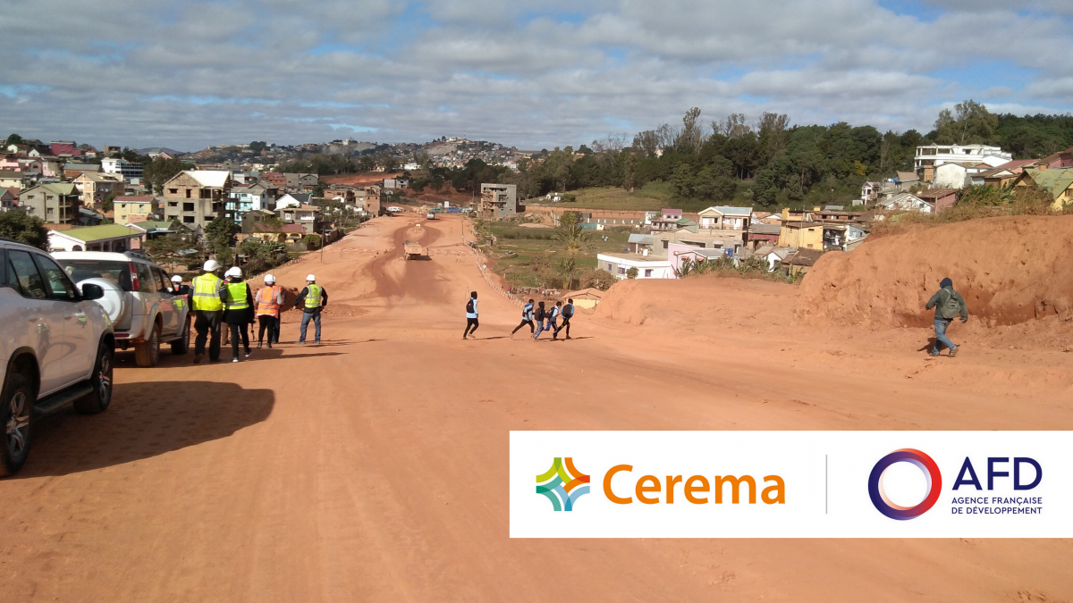 Sécurité routière à Madagascar - logos Cerema | AFD