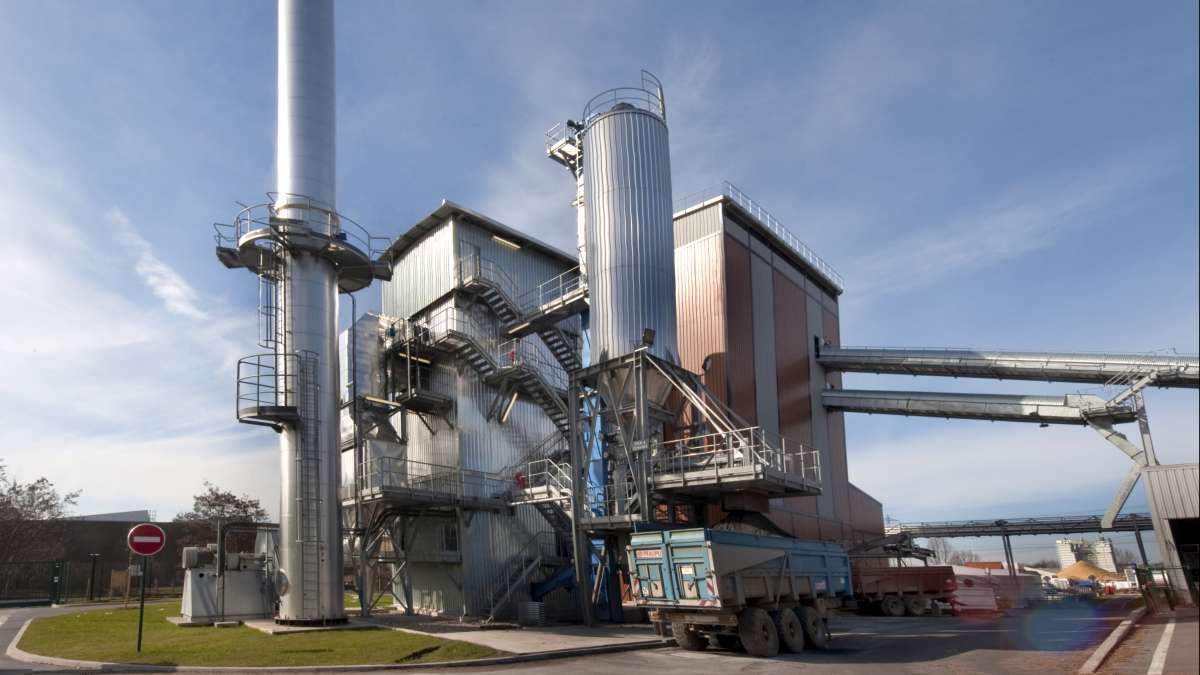 Chaufferie biomasse à Cergy Pontoise 