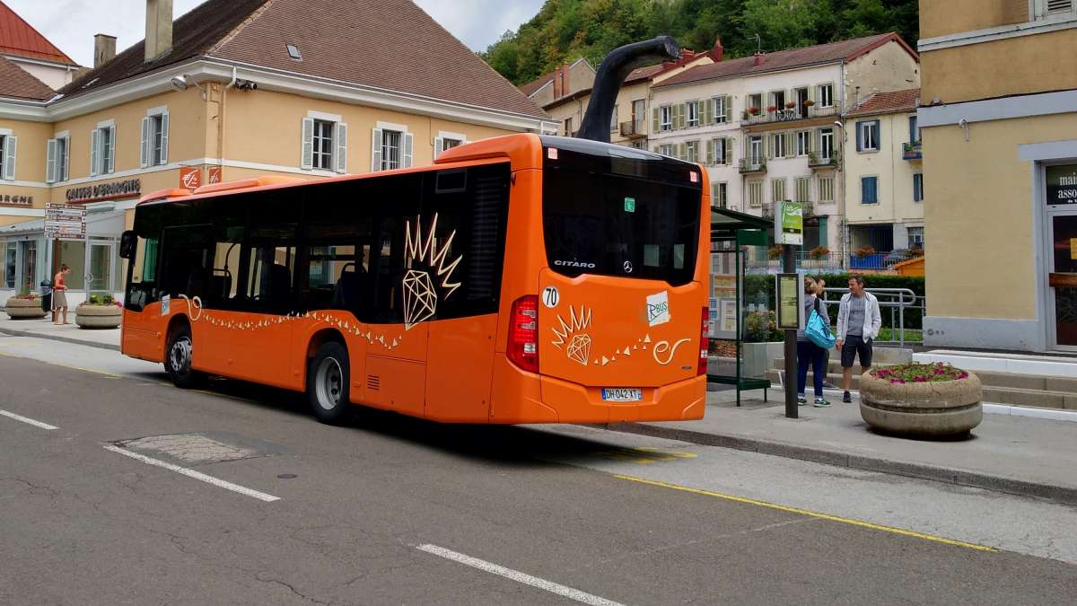 Bus à Saint Claude (Jura)
