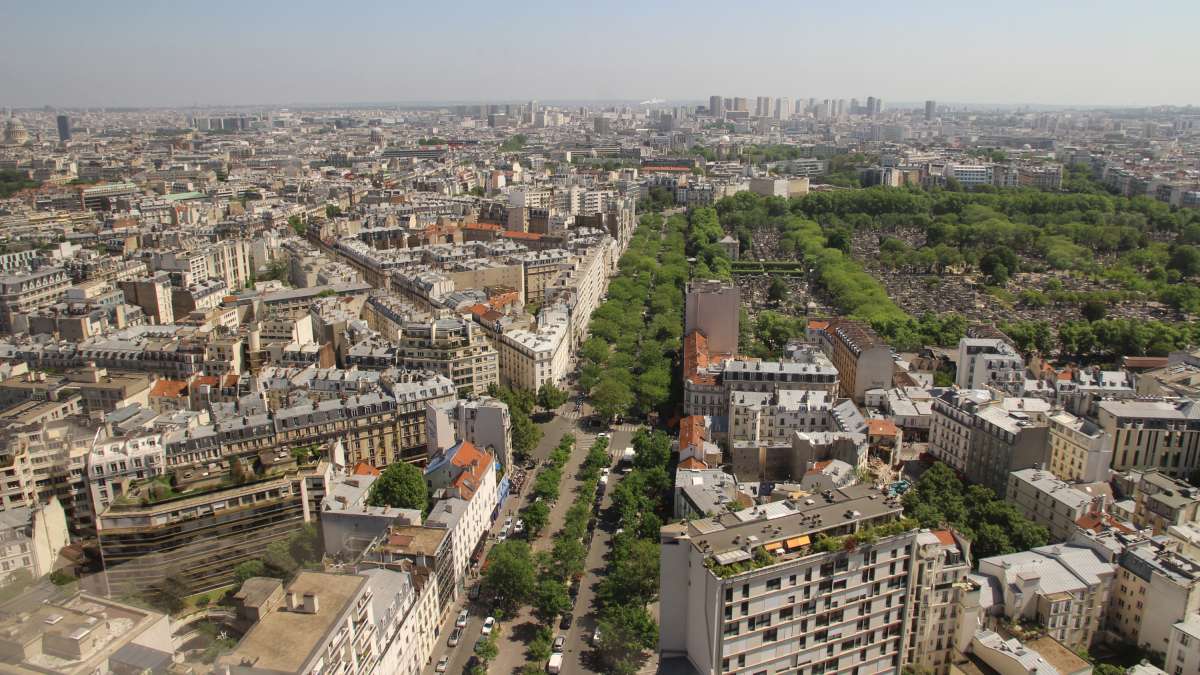 Vue générale de Paris - Cerema