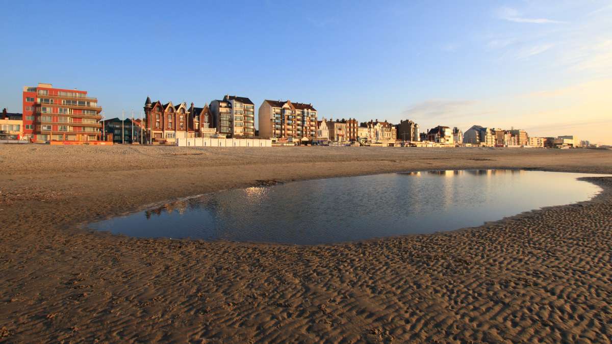 Dunkerque, vue de la plage