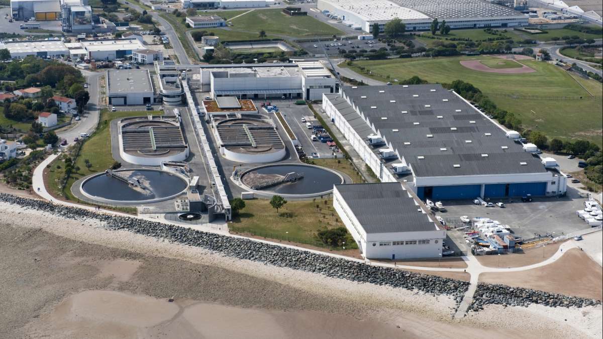 Station de traitement des eaux usées à Fouras Nlle Aquitaine