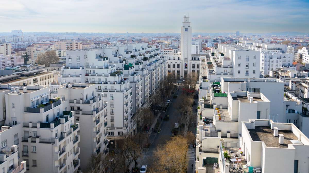 Villeurbanne quartier Gratte ciel