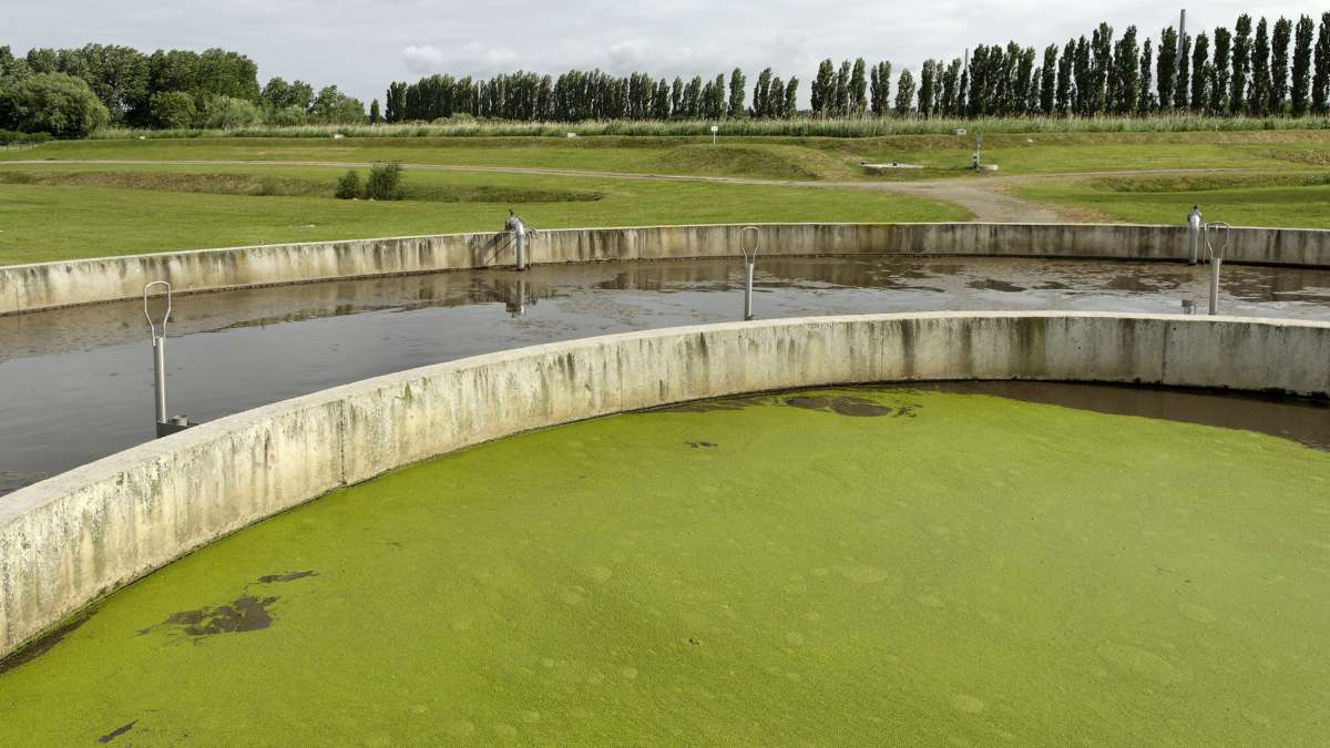 Installations de traitement des eaux usées de la station d'épuration de Honfleur